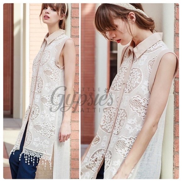 Ryu Long Lace Duster Tunic - Picture 11 of 13